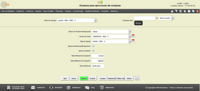 Acessos para aprovacao de compras